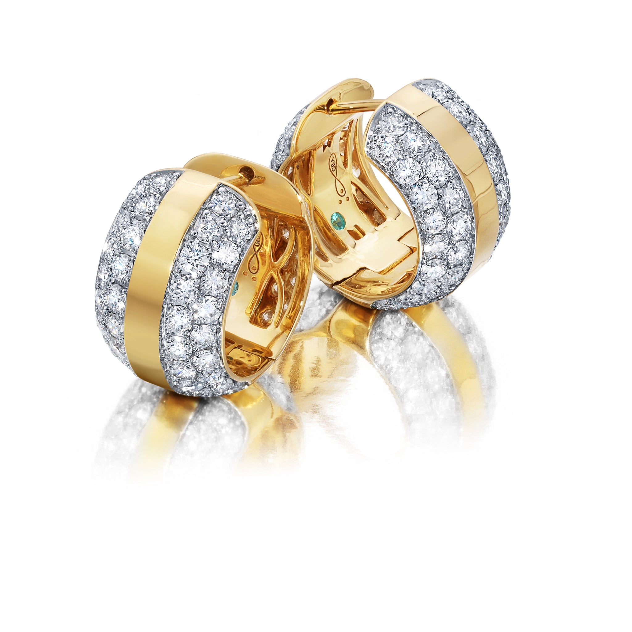 Ouro Diamond Hoop Earring