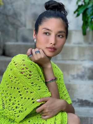 Ouro Emerald Bangle