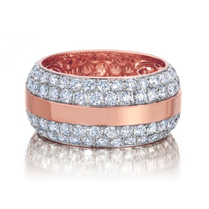 Ouro Diamond Band Ring