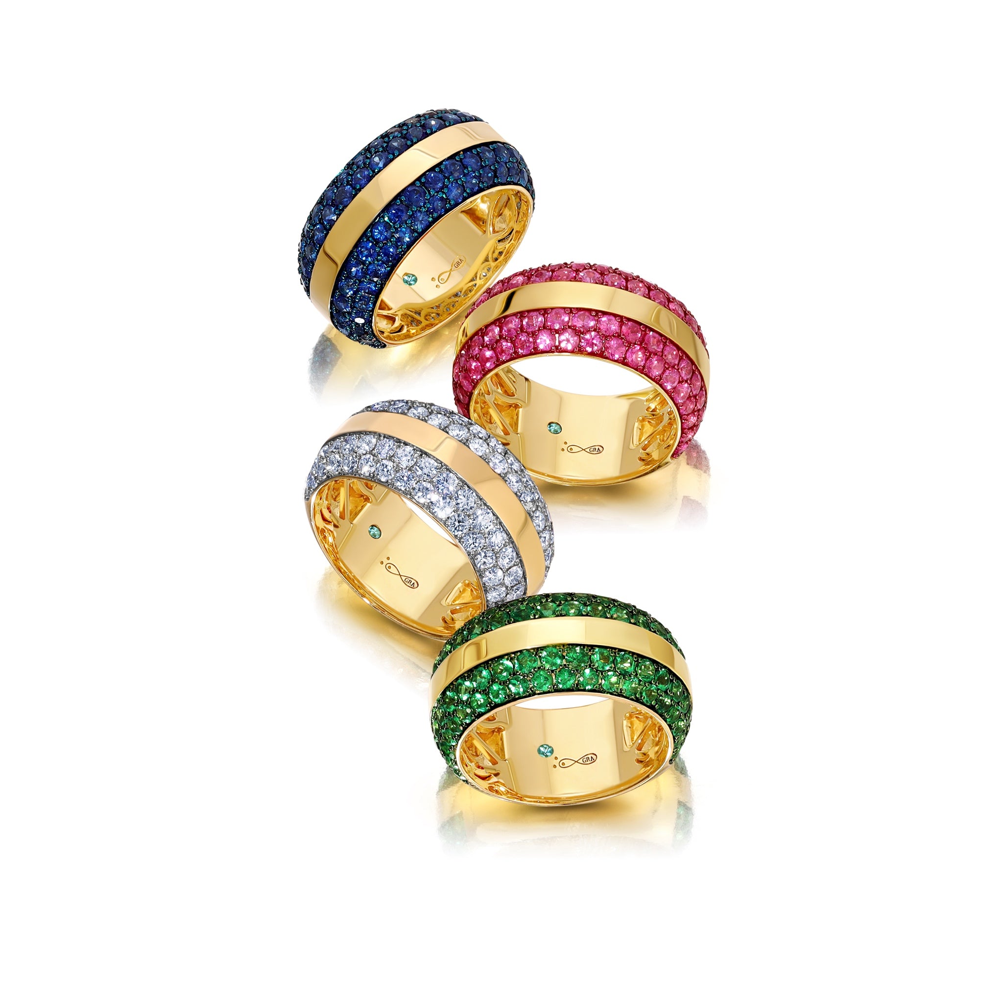 Ouro Pink Sapphire Band Ring
