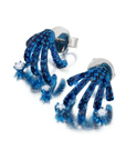 Blue Sapphire & Diamond Rio Cage Earrings