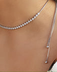 Floating Diamond Choker
