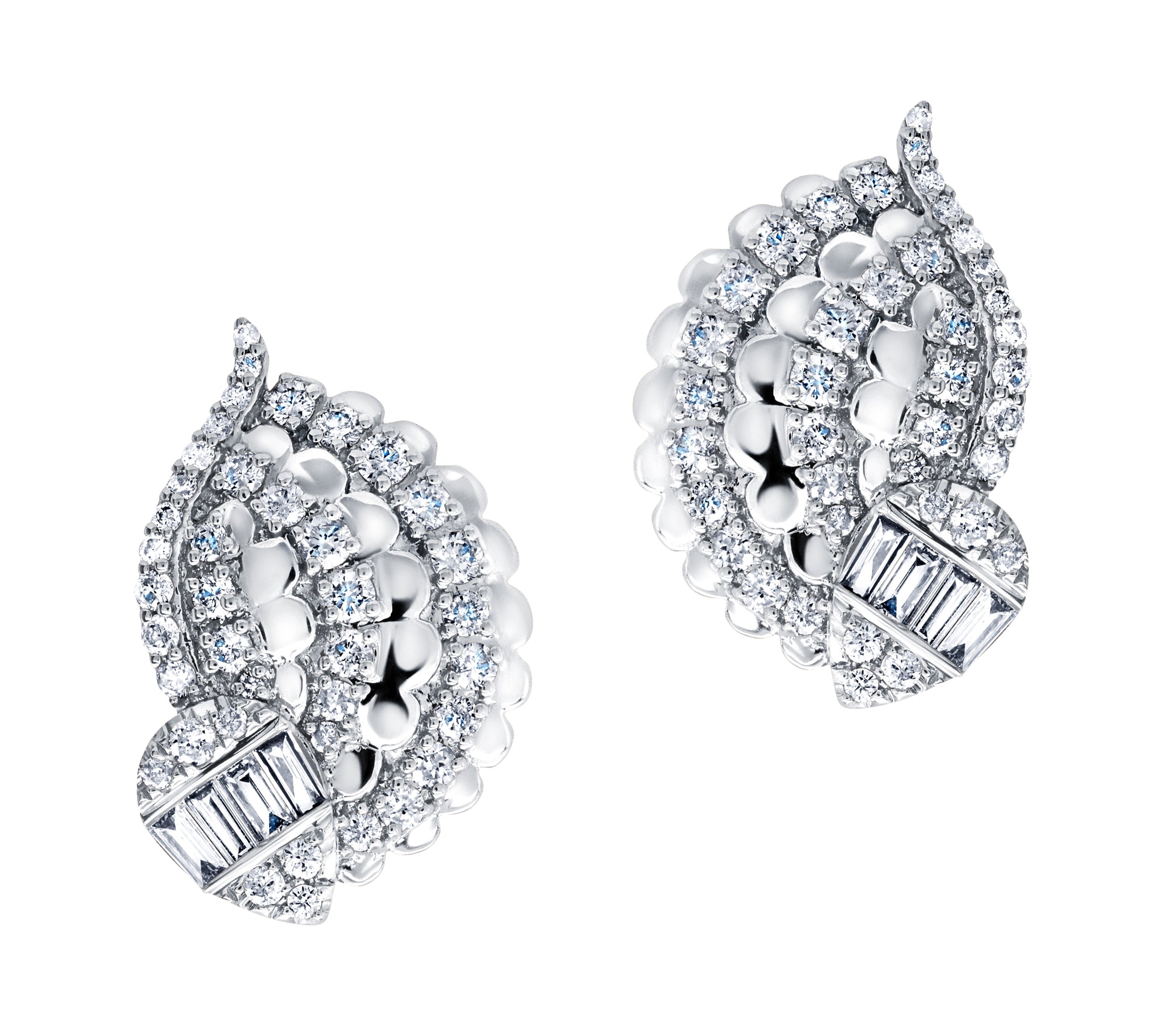 Large Asa Diamond Pera Earrings