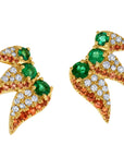 Árvore Emerald Earrings