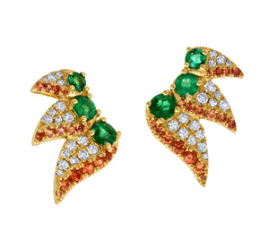 Árvore Emerald Earrings
