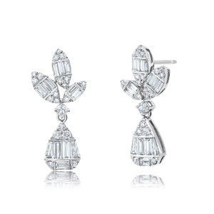 Asa Diamond Marquise & Pear Drop Earrings