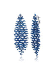 Large Blue Sapphire & Diamond Rio Earrings
