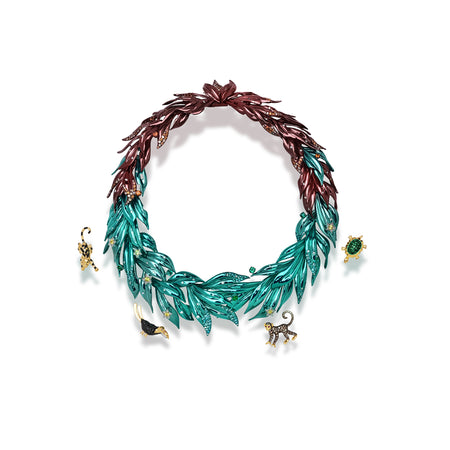 Beach Sapphire Aquamarine Platinum Bracelet