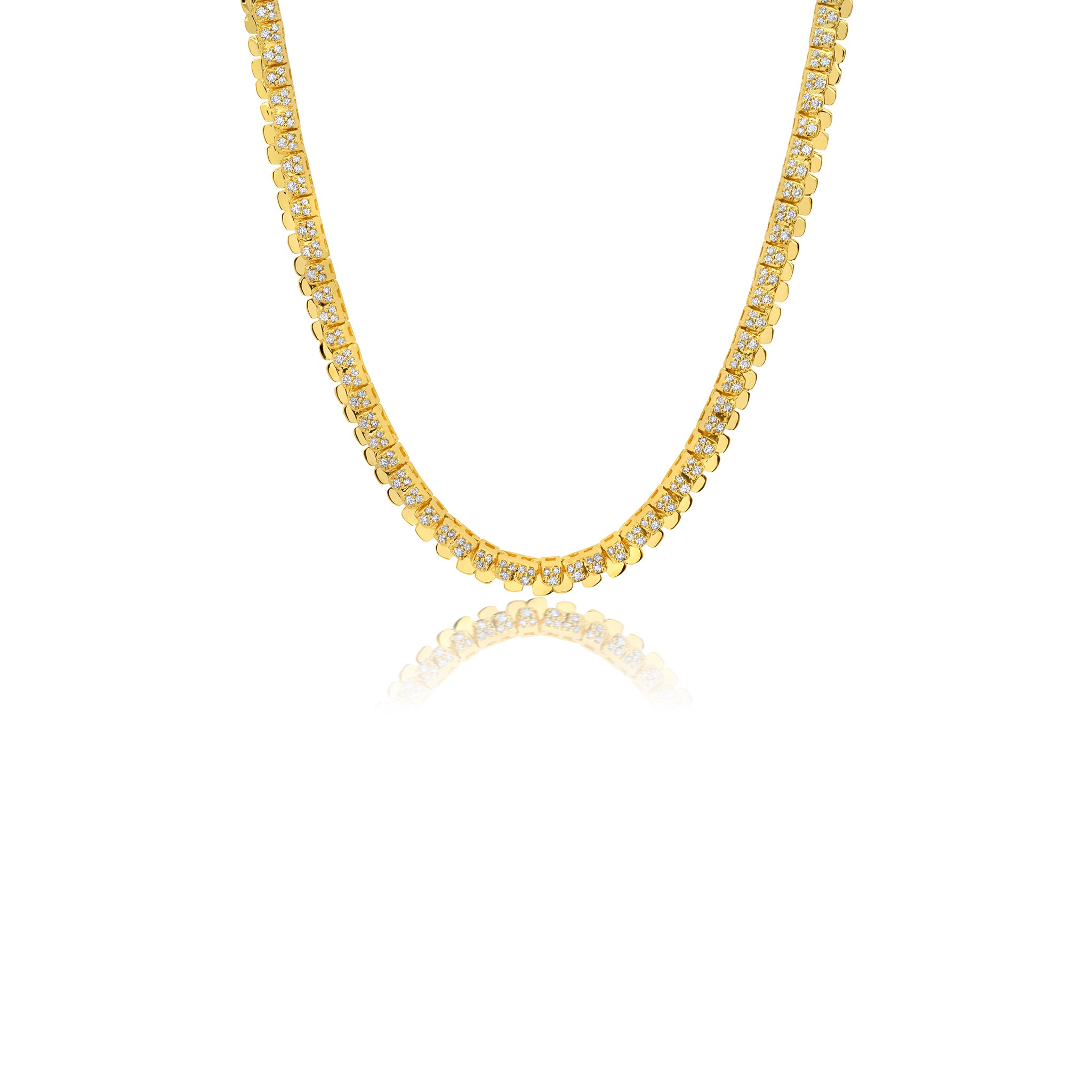 Pluma Diamond Necklace