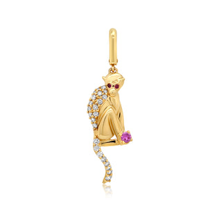 Monkey Icon Pendant/Charm