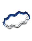 Rio Blue Sapphire 3/4 Stackable Band