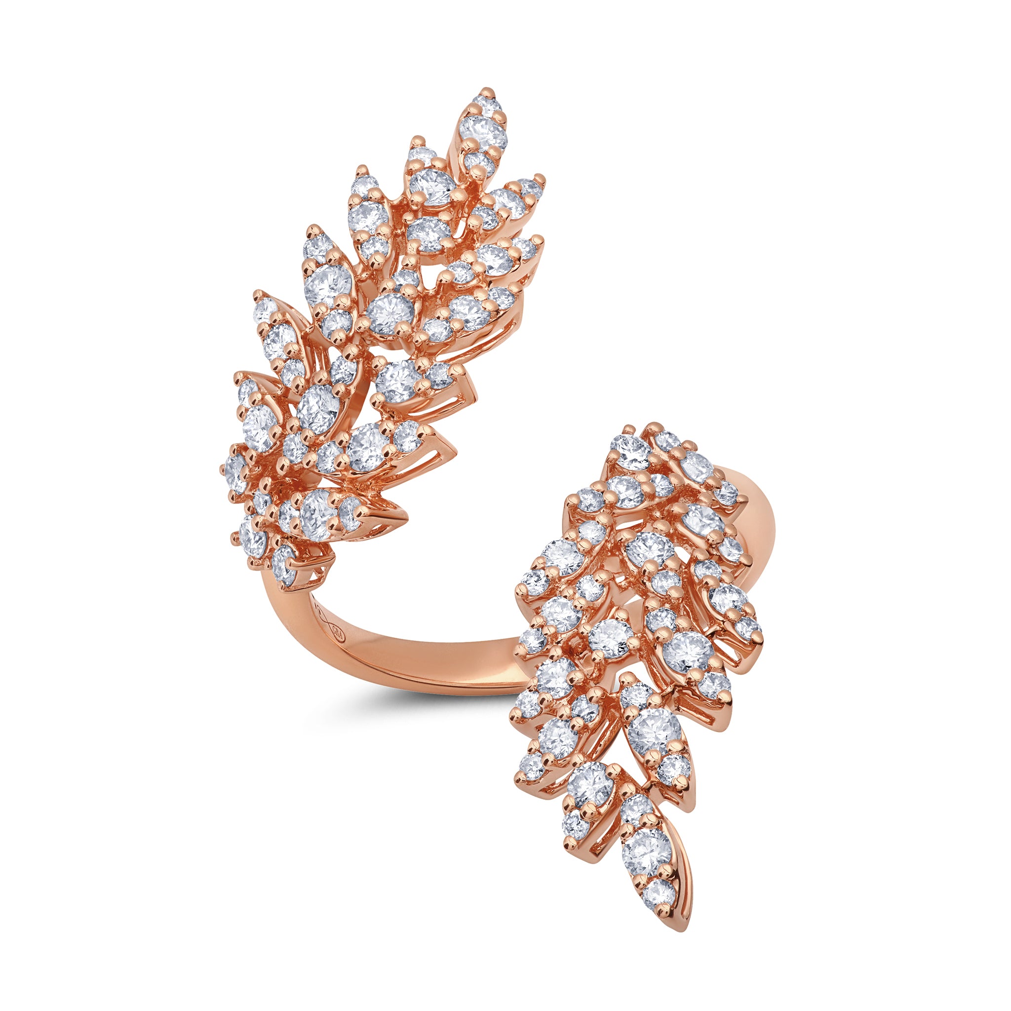 Asa Diamond Bypass Ring
