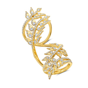 Árvore Diamond Knuckle Ring
