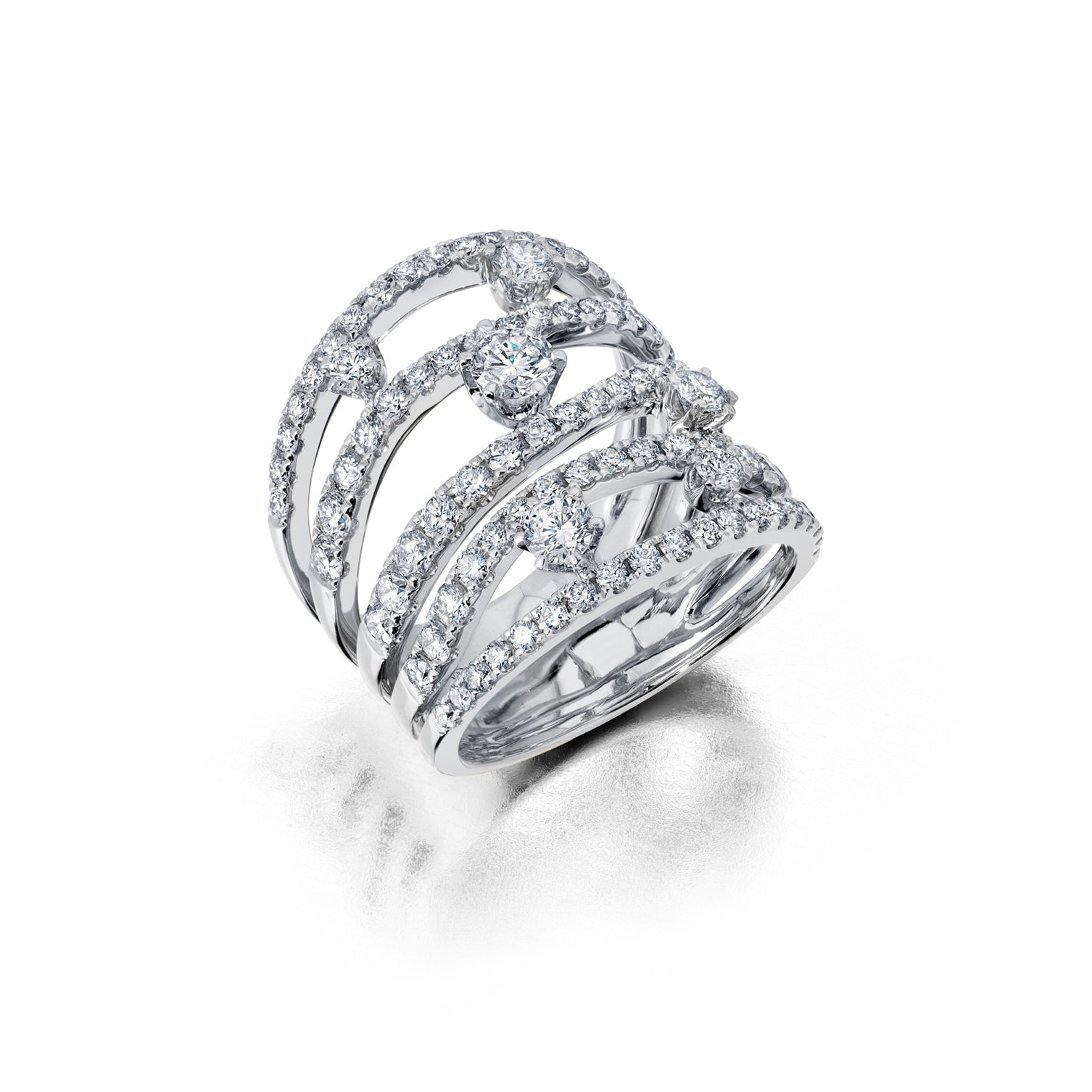 Diamond Rio Cage Ring – Graziela