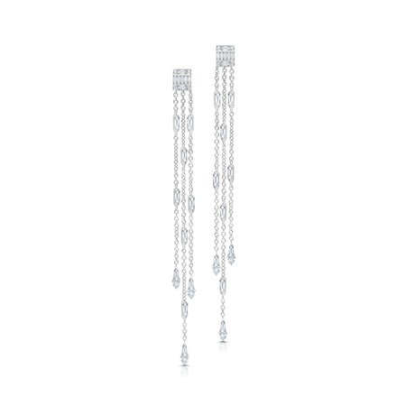 Beach Sapphire Aquamarine Platinum Bracelet
