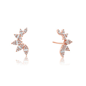 Petite Ascension Marquise Ear Climbers