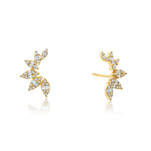 Petite Ascension Marquise Ear Climbers
