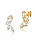 Diamond Marquise Ascension Ear Climbers