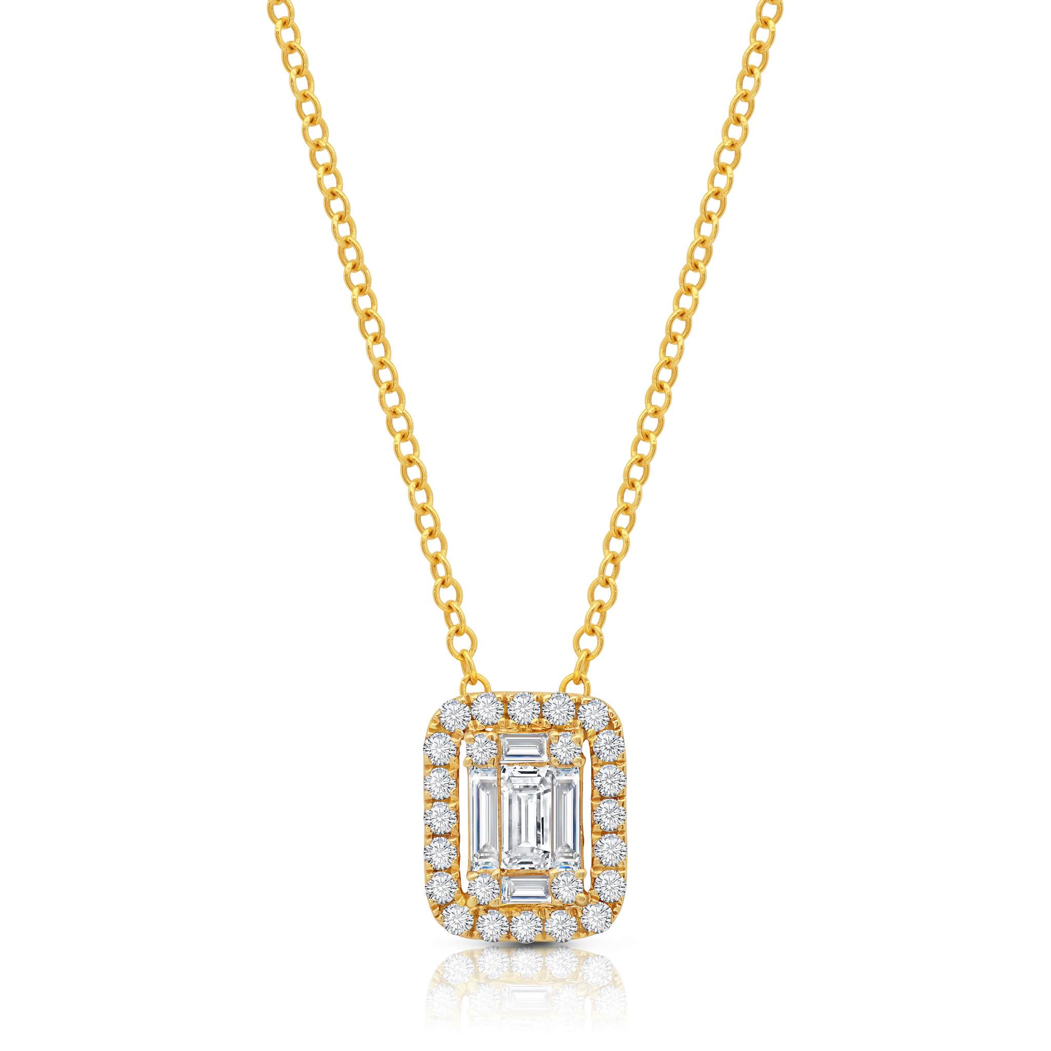 Graziela Gems - Necklace - Solo Diamond Ascension Necklace - Yellow Gold