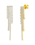 Graziela Gems - Diamond Baguette Earrings - Yellow Gold