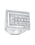 Diamond Rectangle Baguette Ring