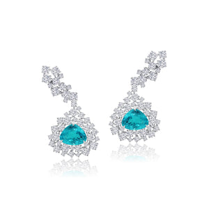 Graziela Gems - Necklace - Paraiba Obsession Convertible Earrings & Necklace - 