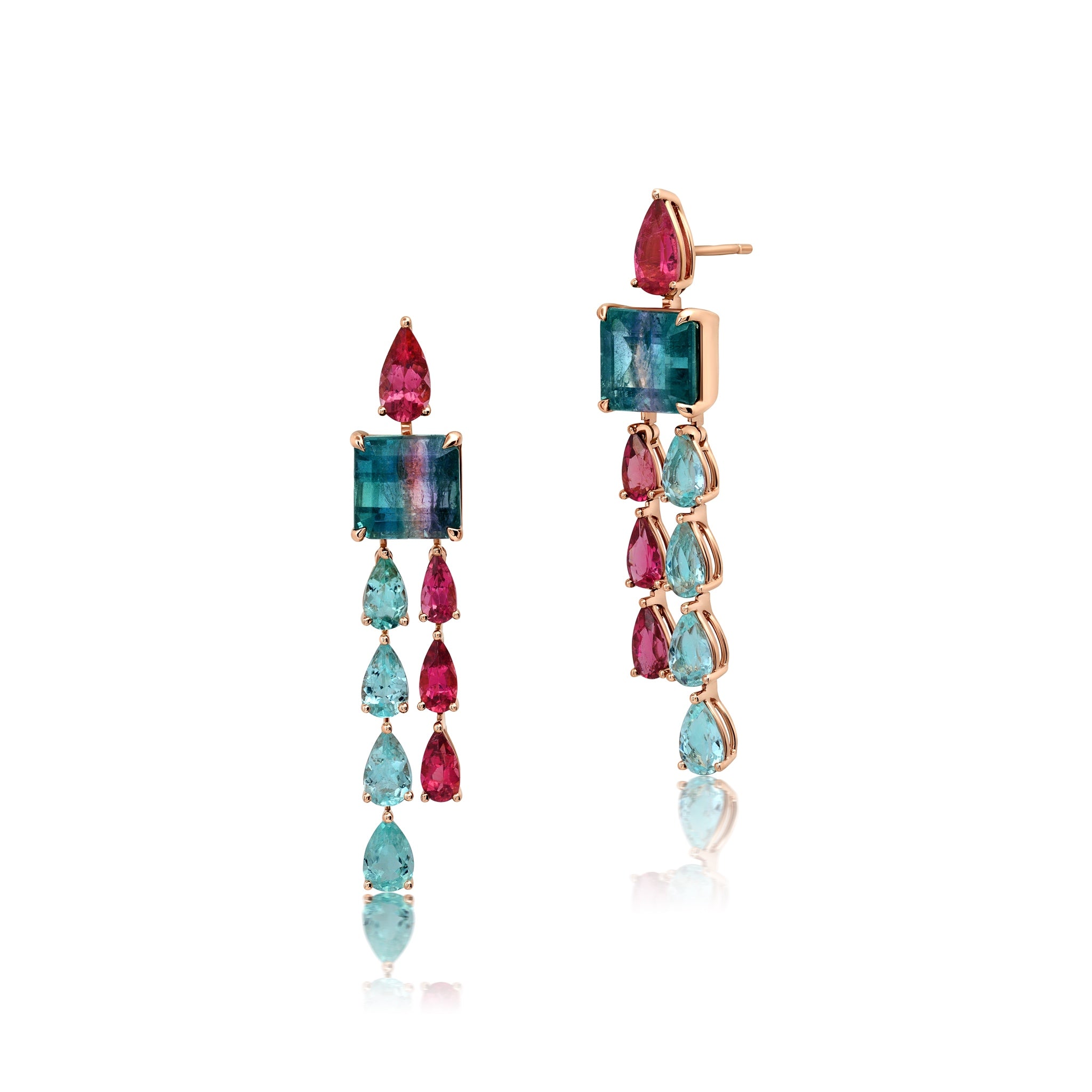 Neon Blue Paraiba Tourmaline Oval Stud Earrings – The Butler Collection