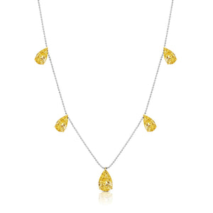 Graziela Gems - Necklace - Golden Beryl Drop Necklace - 