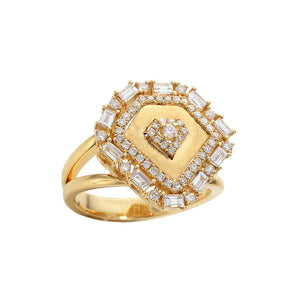 Gold Slice Ring