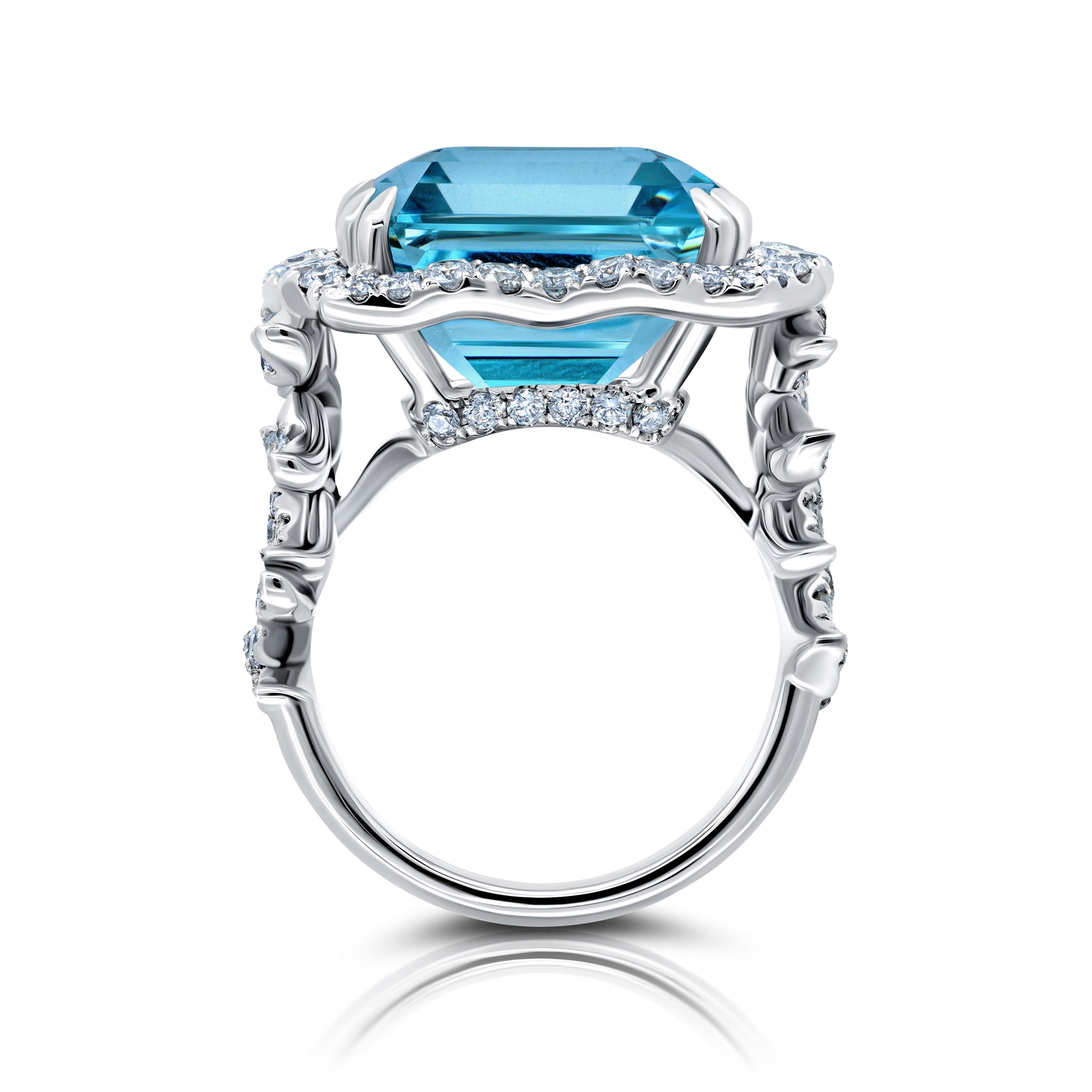 Aquamarine Statement Ring