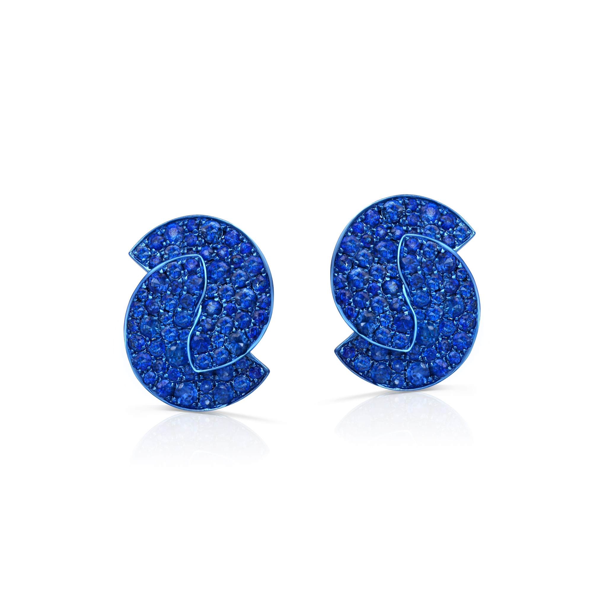 Graziela Gems - Blue Sapphire Earrings - 