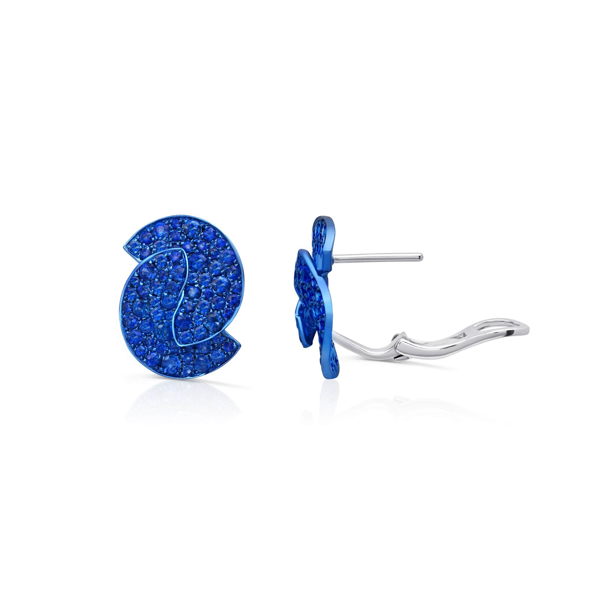 Graziela Gems - Blue Sapphire Earrings - 