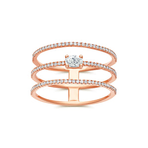Trio Cage Ring