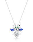 Graziela Gems - Necklace - Tanzanite & Diamond Bee Necklace & Brooch - 