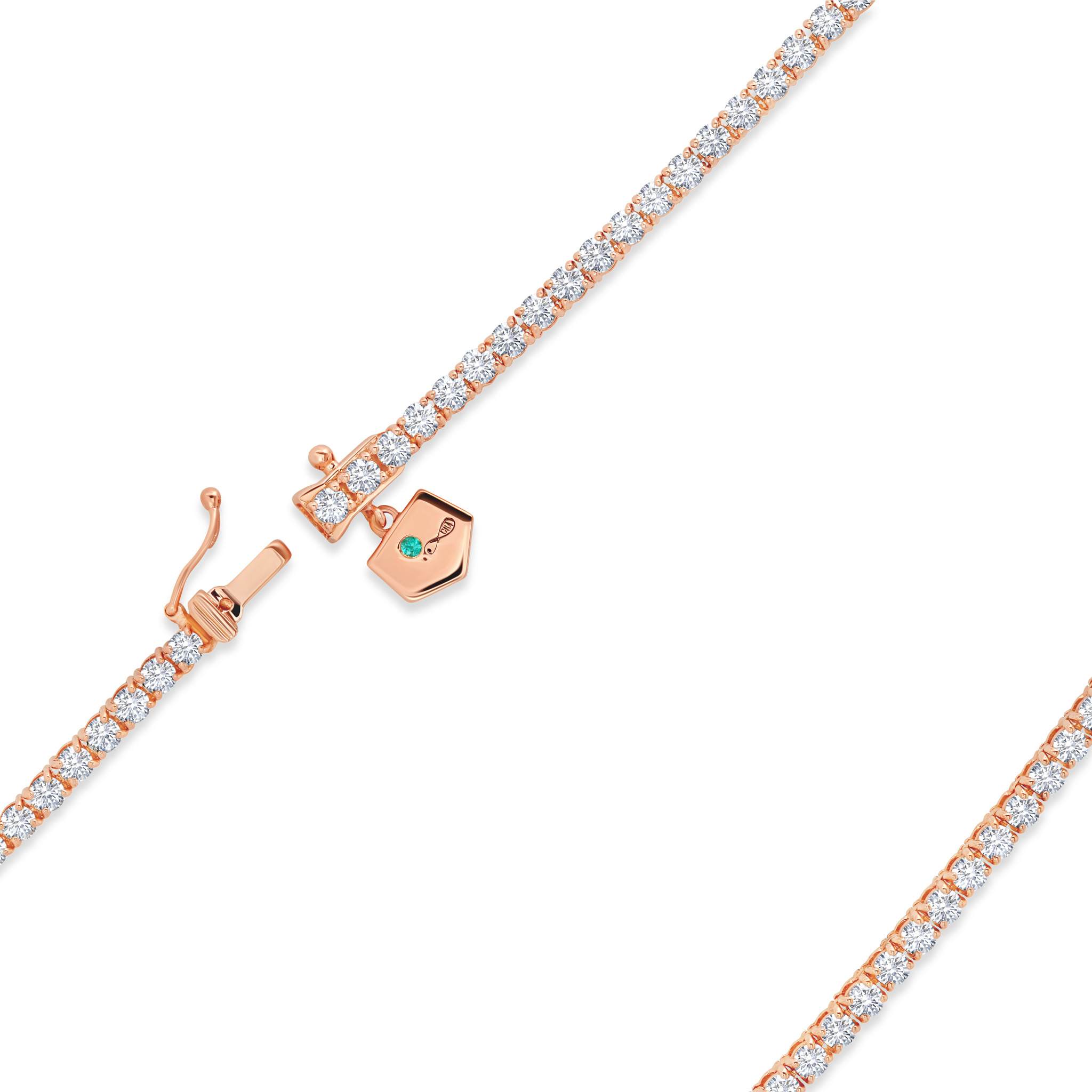 Graziela Gems - Necklace - Diamond Tennis Necklace - 