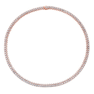 16 Carat 16'' Diamond Tennis Necklace