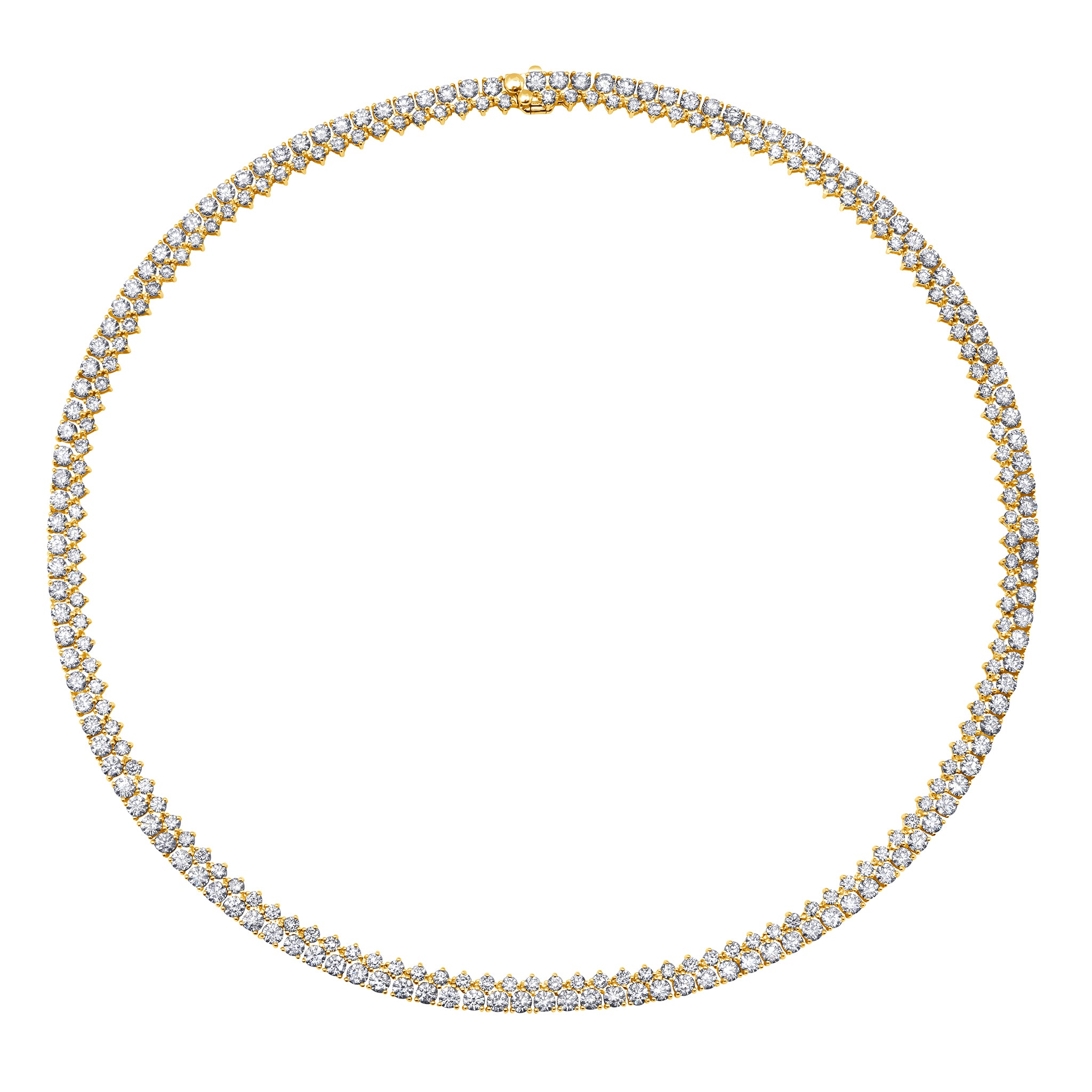 16 Carat 16'' Diamond Tennis Necklace