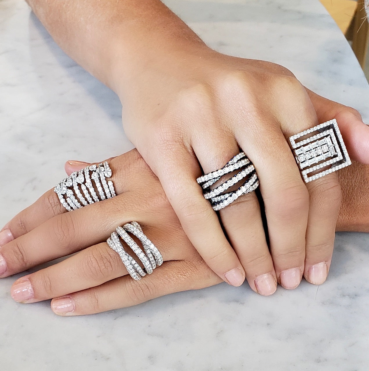 Diamond Cage Ring
