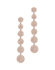 Graziela Gems - Diamond Large Cascade Earrings - Rose Gold