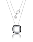 Graziela Gems - Necklace - Diamond & Enamel Pendant - 