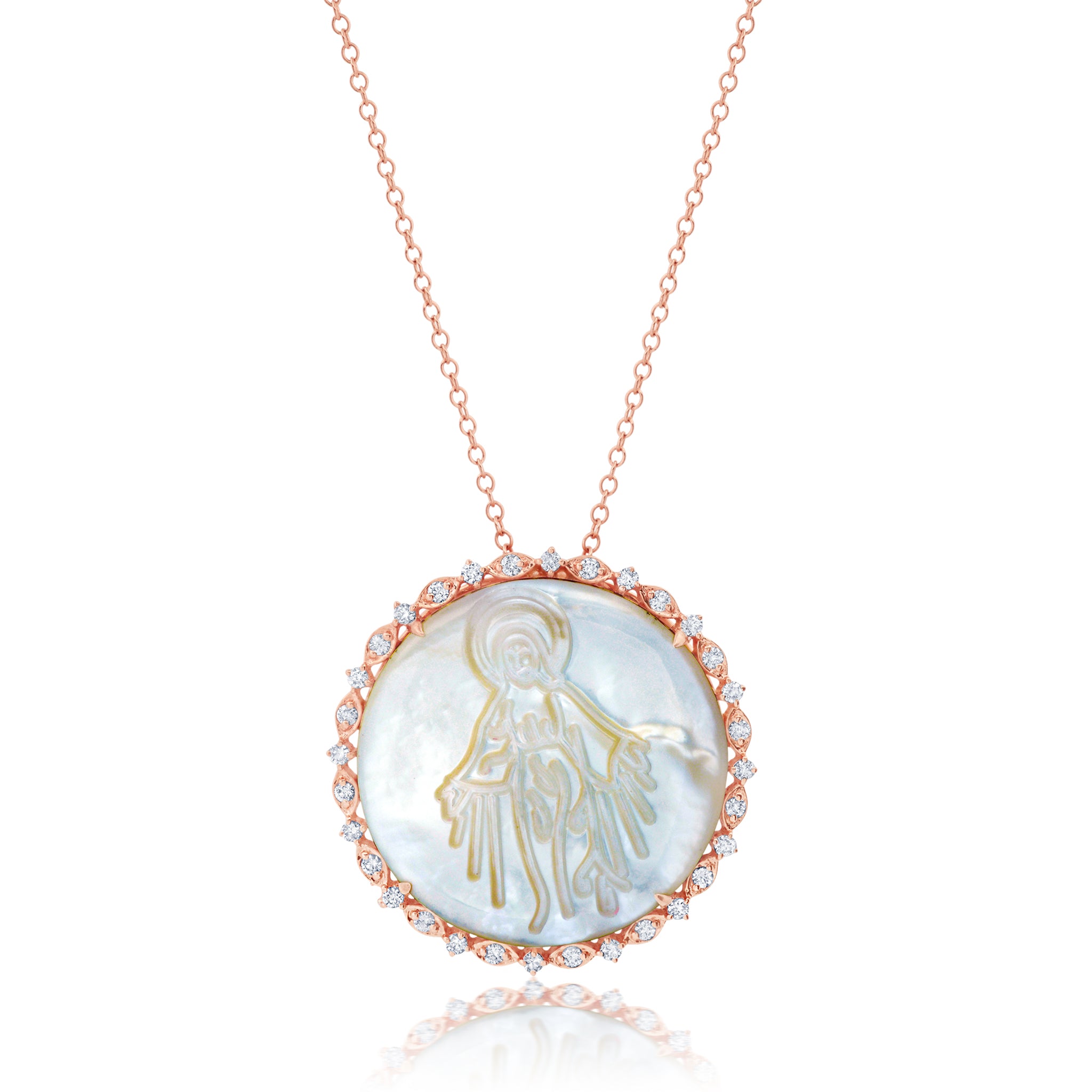 Dainty Virgin Mary Necklace - Gold Filled – Haus of Jemz