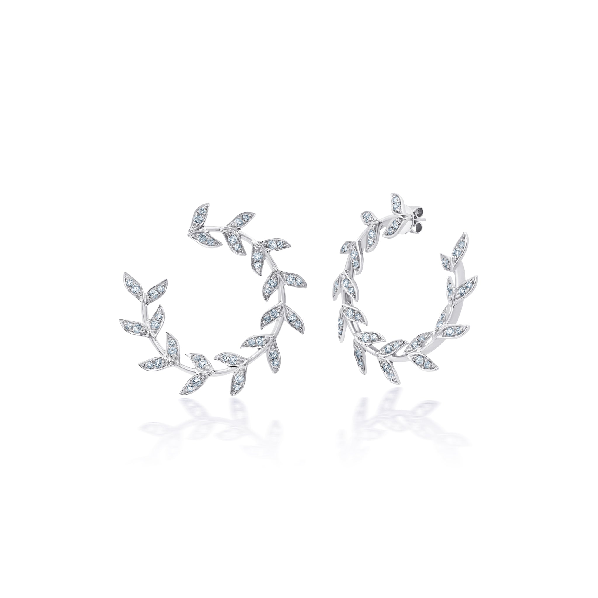 Vintage Tiffany & Co. Small Diamond Hoop Earrings at Susannah Lovis  Jewellers