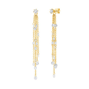 Graziela Gems - Floating Diamond Earrings - Yellow