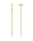 Graziela Gems - Diamond Floating Diamond Earrings - Yellow Gold