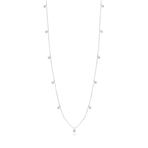 36" 2.75ct Floating Diamond Necklace