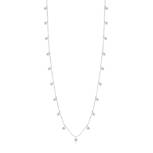 36" 4.75ct Floating Diamond Necklace