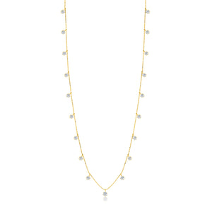 36" 4.75ct Floating Diamond Necklace
