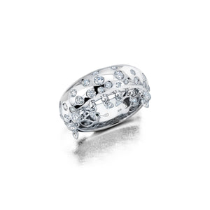 Dazzling Floating Diamond Cigar Band