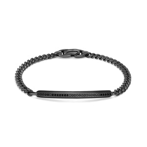 Black Spinel Bastão Bracelet