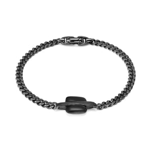 Black Onyx Quadrado Flip Bracelet